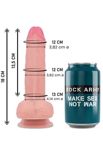 Liquid Silicone Mustang Realistic Dildo - Rock Army Collection