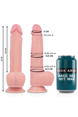 Realistic Liquid Silicone Dildo Spitfire | Rock Army - Premium Sensual Experience