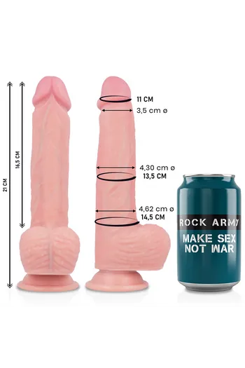 Dildo Realistico in Silicone Liquido Spitfire | Rock Army - Esperienza Sensuale Premium
