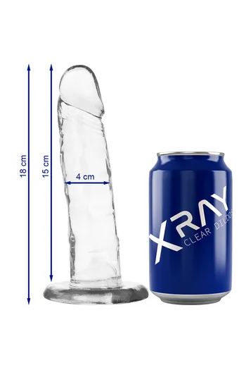 Pene X Ray Clear: Dildo Realistico Trasparente per Esperienze Sensoriali Uniche