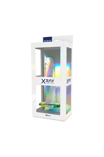 Pene X Ray Clear: Dildo Realistico Trasparente per Esperienze Sensoriali Uniche