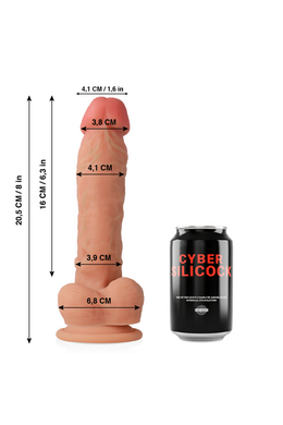 Dildo Realistico Magnus in Silicona Medica | Cybersilicock