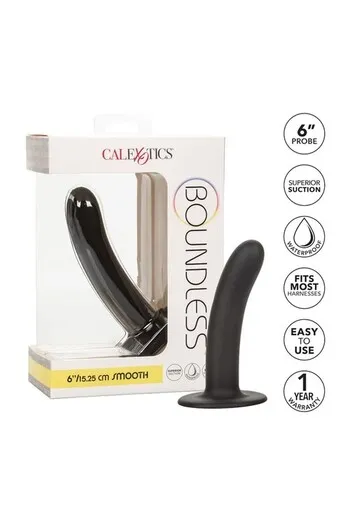 Boundless 15.25 cm - Premium Silicone Dildo with Suction Cup | Sensational Internal Stimulation