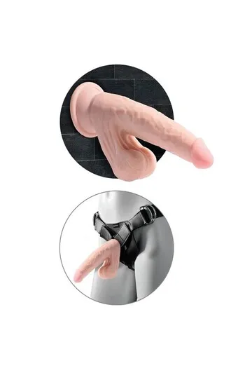 King Cock Plus Triple Density - Realistic Dildo with Triple Density Technology