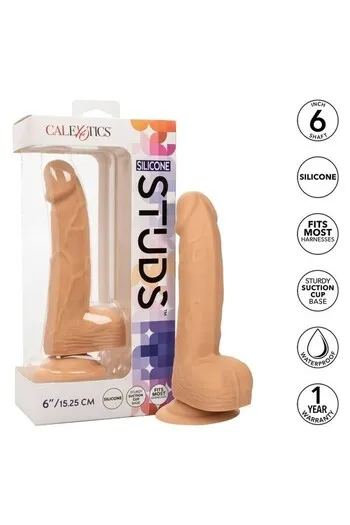 Calexotics Silicone Studs 6 - Dildo Realistico in Silicone da 15 cm
