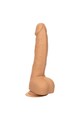 Calexotics Silicone Studs 8: 8-Inch Realistic Silicone Dildo with Suction Cup Base