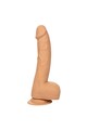 Calexotics Silicone Studs 8: 8-Inch Realistic Silicone Dildo with Suction Cup Base