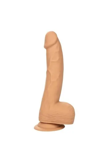 Calexotics Silicone Studs 8: 8-Inch Realistic Silicone Dildo with Suction Cup Base