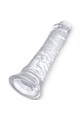 King Cock Clear: Translucent Realistic Dildo for Ultimate Sensory Experience