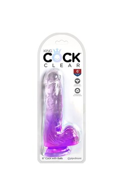 King Cock Clear - Dildo Trasparente Realistico | Pipedream