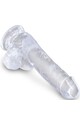 King Cock Clear - Dildo Trasparente Realistico | Pipedream