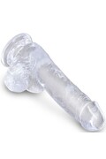 King Cock Clear - Dildo Trasparente Realistico | Pipedream