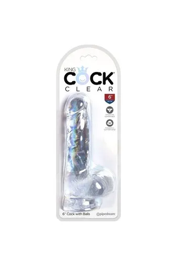 King Cock Clear - Dildo Trasparente Realistico | Pipedream