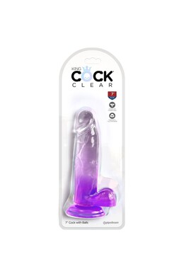 King Cock Clear: Translucent Realistic Dildo for Ultimate Sensory Pleasure