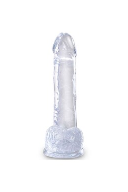 Realistic Clear Dildo for Sensory Pleasure Experience