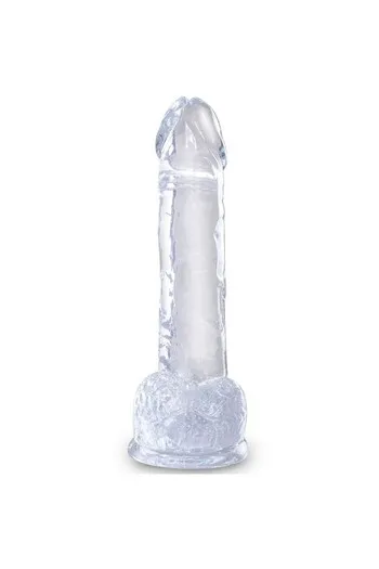 Realistic Clear Dildo for Sensory Pleasure Experience