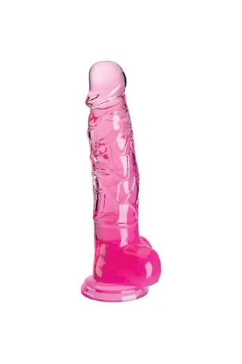 King Cock Clear: Translucent Realistic Dildo for Ultimate Sensory Experience