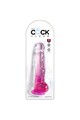 King Cock Clear: Translucent Realistic Dildo for Ultimate Sensory Experience