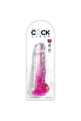 King Cock Clear: Translucent Realistic Dildo for Ultimate Sensory Experience