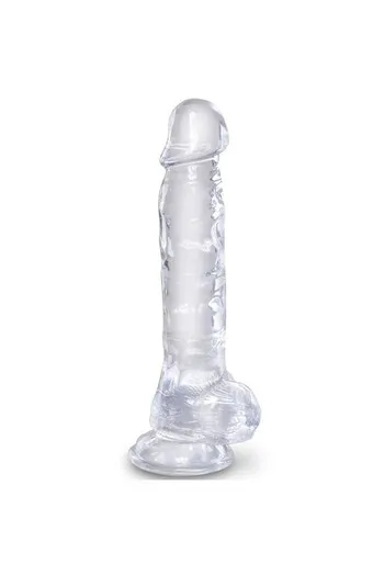 King Cock Clear: Translucent Realistic Dildo for Ultimate Sensory Experience