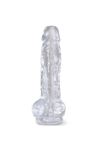 King Cock Clear: Translucent Realistic Dildo for Ultimate Sensory Experience
