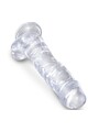 King Cock Clear: Translucent Realistic Dildo for Ultimate Sensory Experience