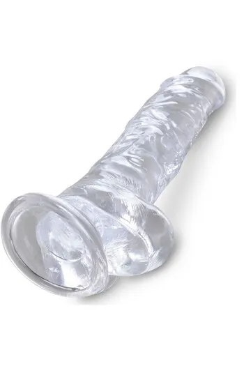 King Cock Clear: Translucent Realistic Dildo for Ultimate Sensory Experience