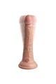 King Cock Elite Dildo a Doppia Densità con Vibrazione - Realismo e Potenza