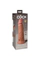 King Cock Elite - Dual Density Silicone Dildo with Powerful Vibrations