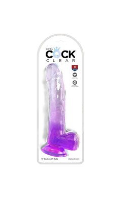 King Cock Clear: Translucent Realistic Dildo for Ultimate Sensory Experience