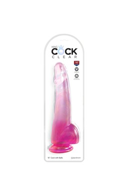 King Cock Clear: Transparent Realistic Dildo for Ultimate Sensory Experiences