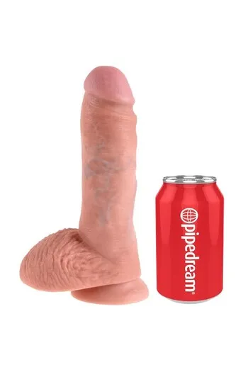 King Cock: Realistic Dildo with Testicles - Authentic Feel and Perfect Shape
