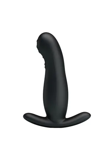 Massaggiatore Prostatico Nero Liscio - Stimolazione Intensa e Confortevole
