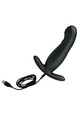 Massaggiatore Prostatico Nero Liscio - Stimolazione Intensa e Confortevole