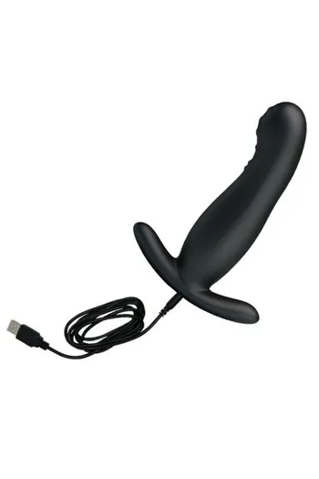 Smooth Black Prostate Massager - Intense and Comfortable Stimulation