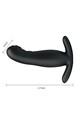 Massaggiatore Prostatico Nero Liscio - Stimolazione Intensa e Confortevole