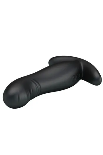 Massaggiatore Prostatico Nero Liscio - Stimolazione Intensa e Confortevole