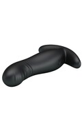 Massaggiatore Prostatico Nero Liscio - Stimolazione Intensa e Confortevole