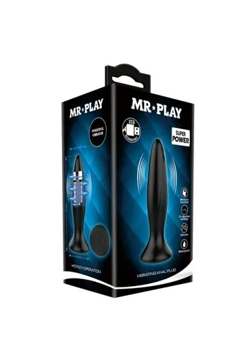 Mr.Play Vibrating Anal Plug - 12 Vibration Modes | Pretty Love