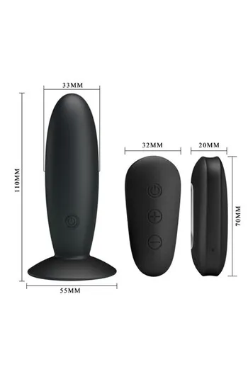 Mr.Play 12-Function Vibrating Anal Plug - Discover Intense Pleasure