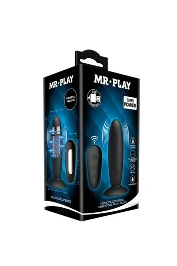 Mr.Play 12-Function Vibrating Anal Plug - Discover Intense Pleasure
