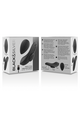Discrete panty vibrator with magnet and remote control