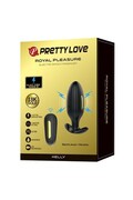 Plug Anale E-Stim con Vibrazione e Controllo Remoto - Pretty Love