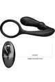 Penis Ring with Anal Plug and Remote Control - Double Stimulation