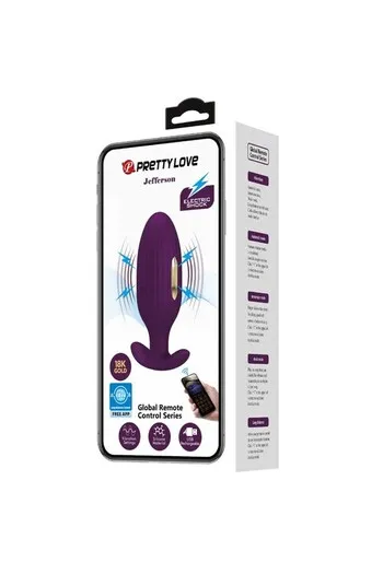 Plug Anale E-Stim con App: Vibrazione e Stimolazione Elettrica per Piacere Prolungato