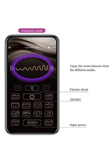 Plug Anale E-Stim con App: Vibrazione e Stimolazione Elettrica per Piacere Prolungato