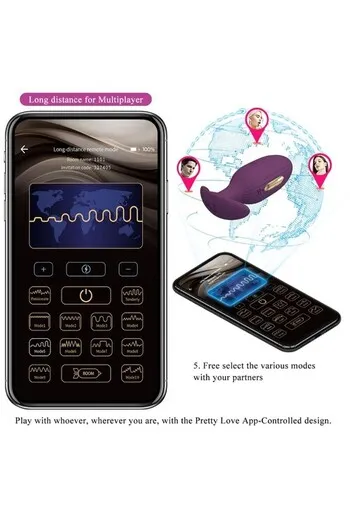 Plug Anale E-Stim con App: Vibrazione e Stimolazione Elettrica per Piacere Prolungato