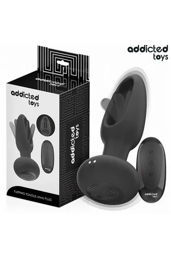 Plug Anale Addicted Toys: Vibrazione Profonda e Movimento a Lingua per Stimolazione Punto P