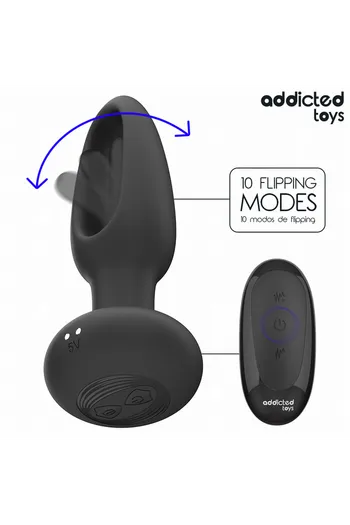 Addicted Toys Anal Plug: Deep Vibration & Tongue-like Motion for P-Spot Stimulation