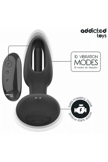 Addicted Toys Anal Plug: Deep Vibration & Tongue-like Motion for P-Spot Stimulation